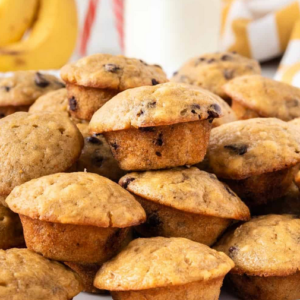 Banana Bread Mini Muffins